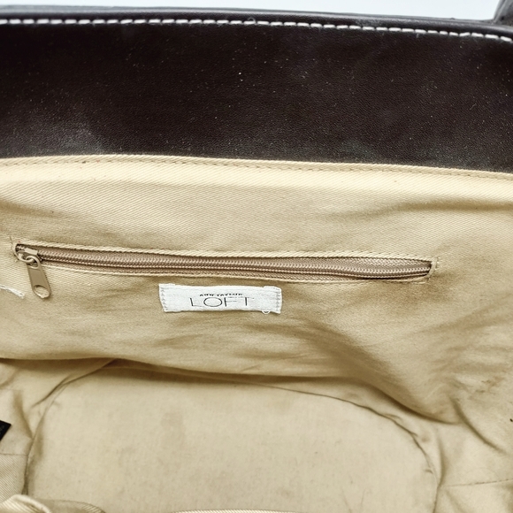 Ann Taylor LOFT Large Straw Tote Bag - Picture 7 of 9